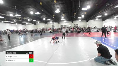 54 lbs Consi Of 8 #2 - Robert Lopez, Espanola Wrestling vs Audenise Fields, No Team