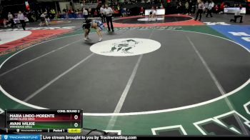 Cons. Round 2 - Maria Lindo-Morente, Grand Island Girls vs Avani Wilkie, Winnebago Girls