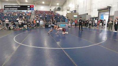 150 lbs Cons. Sub-rd Of 16 - Jackson Kowalski, Granite Wrestling Club vs Cade Johnston, Revival