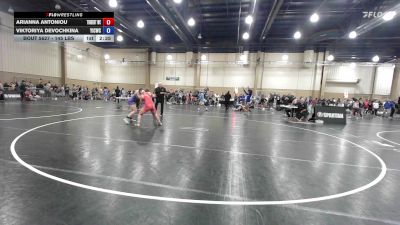 145 lbs Semifinal - Arianna Antoniou, Trident Wrestling Club vs Viktoriya Devochkina, Youth Impact Center Wrestling Club