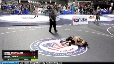 126 lbs Cons. Round 4 - Ferris Quijada, California vs Mateo Saint Valdez, California