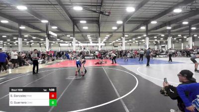 82 lbs Quarterfinal - Sonny Gonzalez, Pikes Peak Warriors vs Dylan Guerrero, Chain Gang