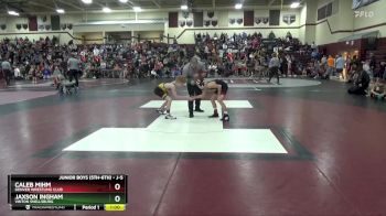 J-5 lbs Cons. Semi - Caleb Mihm, Denver Wrestling Club vs Jaxson Ingham, Vinton Shellsburg