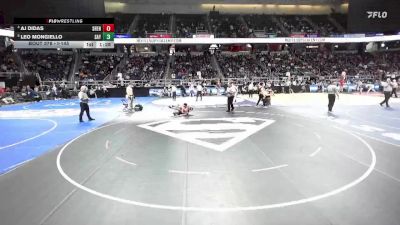 I-145 lbs Quarterfinal - Leo Mongiello, Sayville vs Aj Didas, Clarence