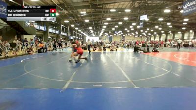 195 lbs Rr Rnd 1 - Fletcher Rinke, MetroWest United Black vs Tim O'Rourke, Shore Thing Surf