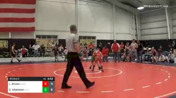 60 lbs Prelims - Levi Brown, Social Circle USA TD ES vs David Reece Adamson, North Hall Jr. Trojans ES