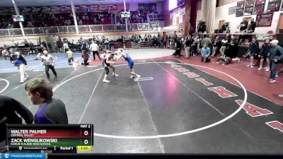 160 lbs Champ. Round 1 - Walter Palmer, Central Valley vs Zack Wenglikowski, Coeur D`Alene High School