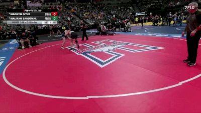 G155-4A Quarterfinal - Maliyah Sandoval, Pueblo Central Girls vs Madilyn Gitke, Strasburg Girls