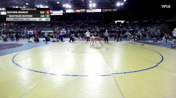 125 lbs Cons. Round 2 - Mattisin Bidiman, Homedale vs Makynlee Watkins, Juab