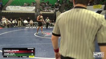 287 lbs Semifinals (16 Team) - Daniel Ellis, Mountain Brook vs Kaedan Johnson, Pike Road School