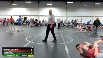 80 lbs Round 6 (8 Team) - Manuel Cacoilo, Daniel Cormier WA vs Brodie Hill, Black Fox Wrestling