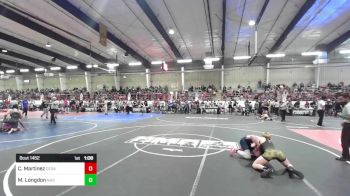 116 lbs Semifinal - Cash Martinez, Cedaredge Wrestling Club vs Matthew Longdon, Nad Boyz