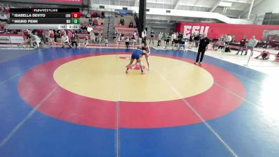 124 lbs Cons. Semi - Ingrid Penn, Marymount vs Isabella Devito, Lock Haven University