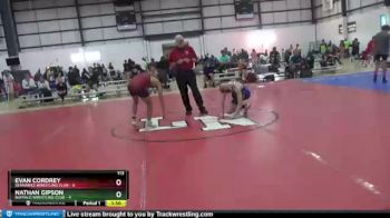 113 lbs Round 4 (6 Team) - Evan Cordrey, SEAHAWKS WRESTLING CLUB vs Nathan Gipson, BUFFALO WRESTLING CLUB