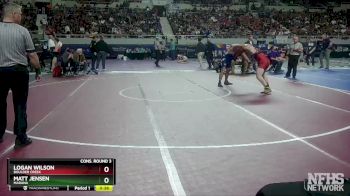 D1-165 lbs Cons. Round 3 - Matt Jensen, Marana vs Logan Wilson, Boulder Creek