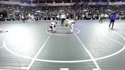 128 lbs Quarterfinal - Luke Roundtree, Lions Wrestling Academy vs Treavor Bellamy, Team Owls