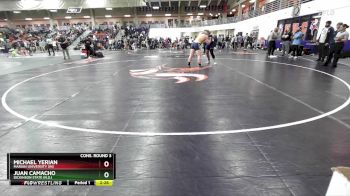 285 lbs Cons. Round 3 - Michael Yerian, Marian University (IN) vs Juan Camacho, Dickinson State (N.D.)