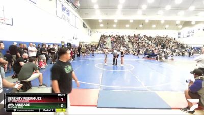 143 lbs Round 1 - Serenity Rodriguez, 951 Wrestling Club vs Ava Andrade, Eastvale Elite