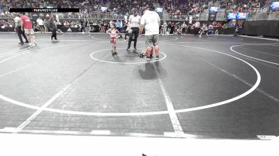 41.4-45 lbs Rr Rnd 1 - Cora Lowe, Alton Little Redbirds vs Zayla Vandermark, Vikings Wrestling Club