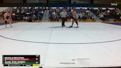 285 lbs Finals (2 Team) - Nicholai Brotzman, Pennsylvania College Of Technology vs Daniel Basil-Barker, Shenandoah University