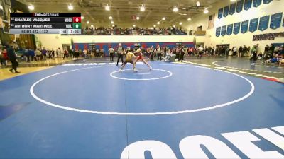 132 lbs Cons. Round 3 - Anthony Martinez, Vallivue vs Charles Vasquez, Moscow