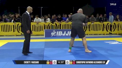 Christophe Raymond Alexandre Lev vs Everett J Vaccaro 2025 Pan IBJJF Jiu-Jitsu No-Gi Championship