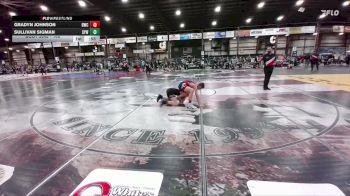 106 lbs Cons. Semi - Gradyn Johnson, Bison Wrestling Club vs Sullivan Sigman, Sturgis Youth Wrestling