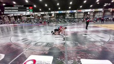 106 lbs Cons. Semi - Gradyn Johnson, Bison Wrestling Club vs Sullivan Sigman, Sturgis Youth Wrestling