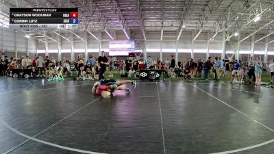 157 lbs Cons. Round 4 - Grayson Woolman, Colorado vs Corbin Lutz, Alaska