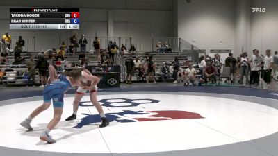 57 lbs Cons. Round 2 - Takoda Boger, Sanderson Wrestling Academy vs Bear Winter, Sanderson Wrestling Academy