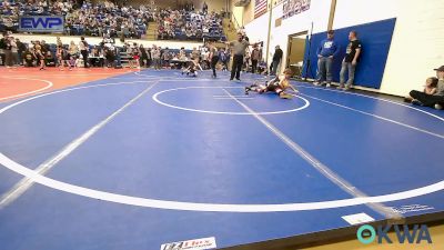 64 lbs Rr Rnd 3 - Levi Hamilton, Vinita Kids Wrestling vs Stetson Rutherford, Grove Takedown Club