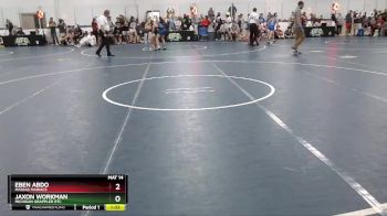 125 lbs Champ. Round 2 - Jaxon Workman, Michigan Grappler RTC vs Eben Abdo, Massas Maniacs