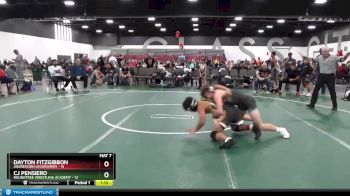 139 lbs Round 2 (8 Team) - Dayton Fitzgibbon, Aggression Legionaries vs CJ Pensiero, Roundtree Wrestling Academy