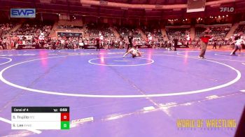 100 lbs Consi Of 4 - Serena Trujillo, Bison Takedown Club vs Sophia Lee, Seymour Youth Wrestling Club