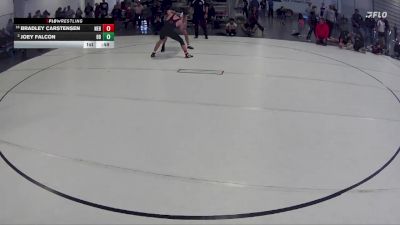 141 lbs Cons. Round 2 - Joey Falcon, BV Bison vs Bradley Carstensen, Nebraska