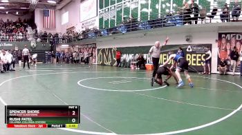 113 lbs Cons. Round 4 - Rushi Patel, Columbia (Columbia Station) vs Spencer Shore, Miami East (Casstown)