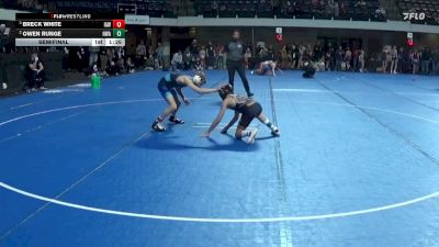 85 lbs Semifinal - Owen Runge, Hawkeye Wrestling Academy vs Breck White, Immortal Athletics WC