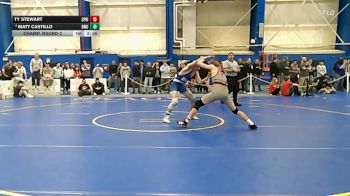 149 lbs Champ. Round 2 - Ty Stewart, Springfield vs Matt Castillo, Roger Williams