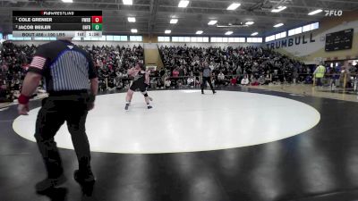 190 lbs Final - Cole Grenier, Fairfield Warde vs Jacob Beiler, Enfield