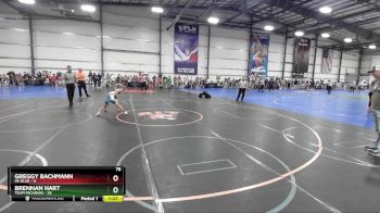 76 lbs Rd# 4- 2:00pm Friday Final Pool - Brennan Hart, Team Michigan vs Greggy Bachmann, PA Blue