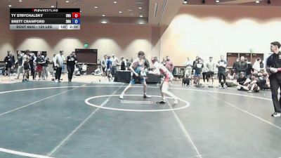 120 lbs Cons. Rd Of 16 - Ty Strychalsky, Savage Wrestling Academy vs Brett Crawford, Savage Wrestling Academy