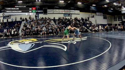 184 lbs 1st Place Match - Reece Worachek, Wisconsin-Parkside vs Cade Mueller, Augustana (SD)