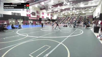 110 lbs 3rd Place Match - Aliyah Rocha, Silverado vs Marisol Morales, Adelanto