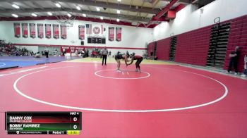 184 lbs Cons. Round 4 - Bobby Ramirez, Rio Hondo vs Danny Cox, Palomar College