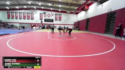 184 lbs Cons. Round 4 - Bobby Ramirez, Rio Hondo vs Danny Cox, Palomar College