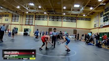 110 lbs Round 9 (10 Team) - Kellan Crowell, Warhawks Wrestling vs Jimmy Johnson, The Compound