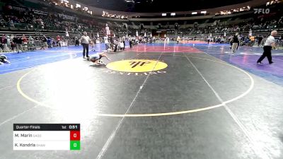 65 lbs Quarterfinal - Mateo Marin, Saddle Brook vs Kruz Kondrla, Shawnee