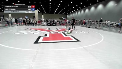 130-135 lbs Quarters - Tayla Skelley, Best Trained vs Lilli Cooper, Big Game Wrestling Club
