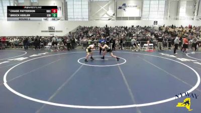 134 lbs Round 5 - Chase Patterson, Wayne Wrestling Club vs Brock Keeler, District 3 Wrestling