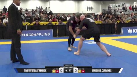 Jamison T. Cummings vs Timothy Stuart Rennick 2025 World IBJJF Jiu-Jitsu No-Gi Championship